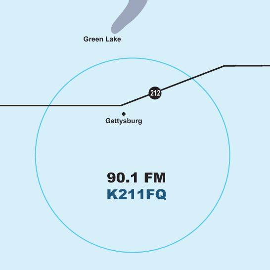 Gettysburg, SD Coverage Map