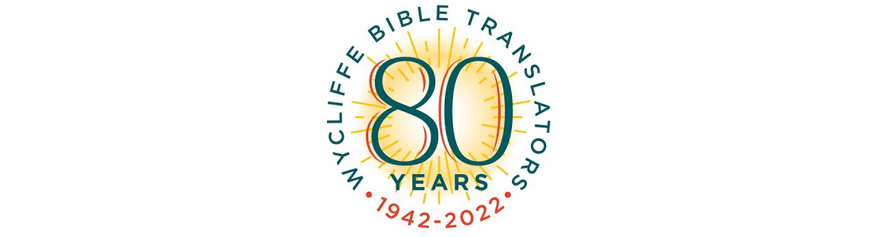 Wycliffe Bible Translators 80 Years logo
